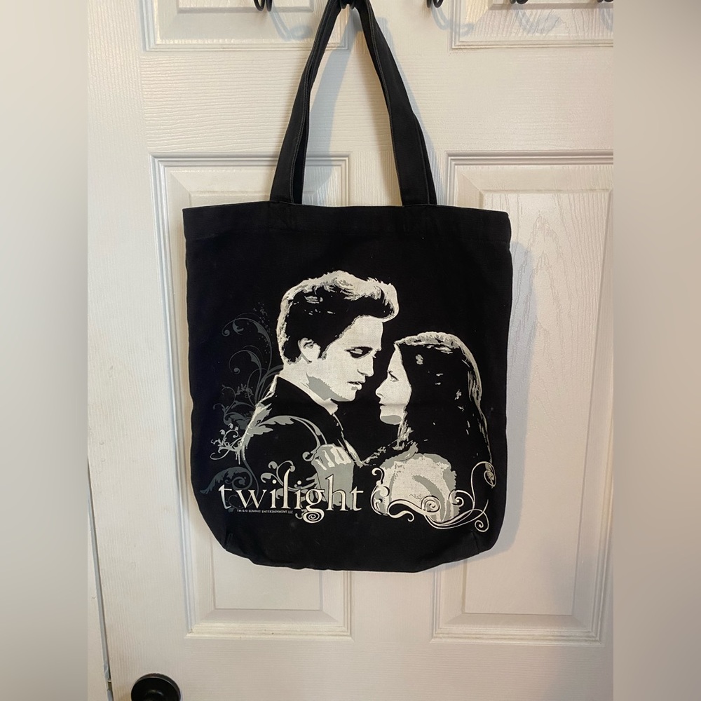 First run Y2K twilight tote bag